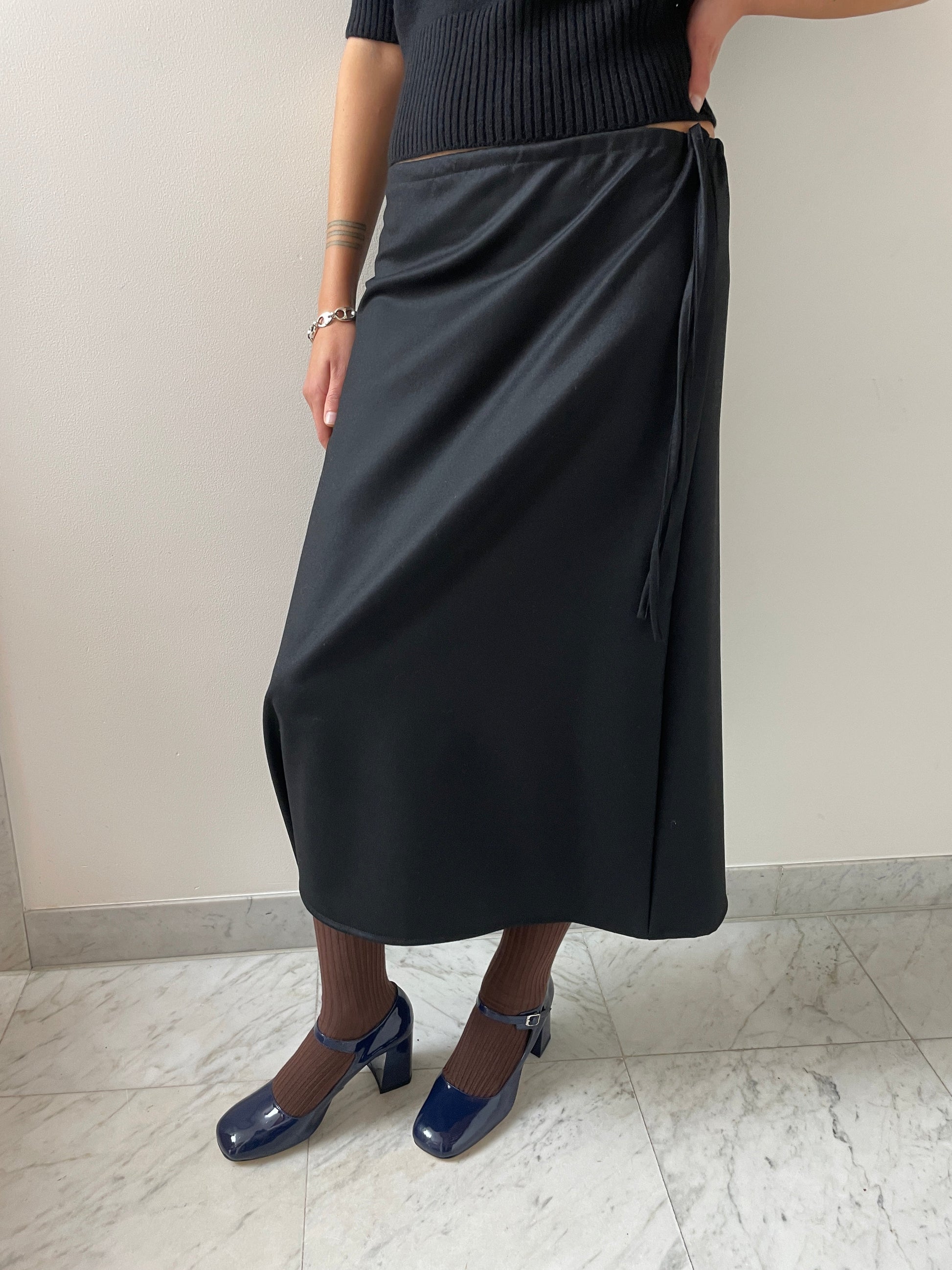 Wool Skirt, Black Brooke Callahan