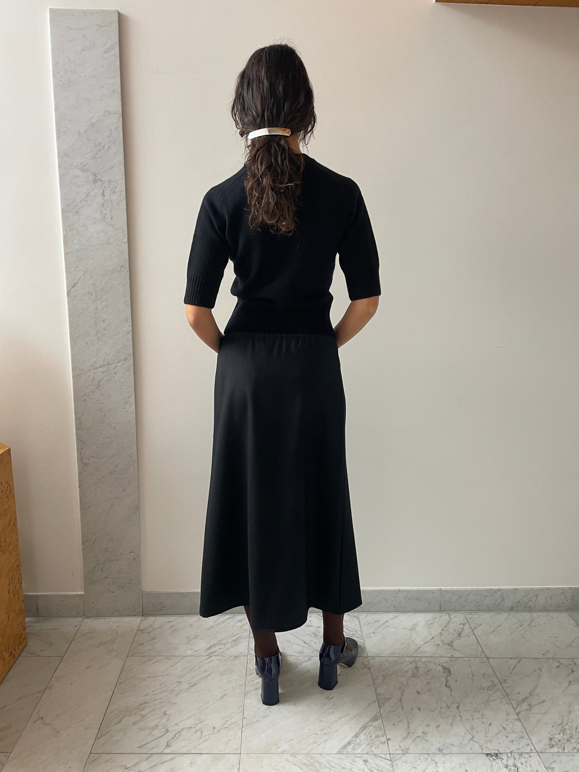Wool Skirt, Black Brooke Callahan