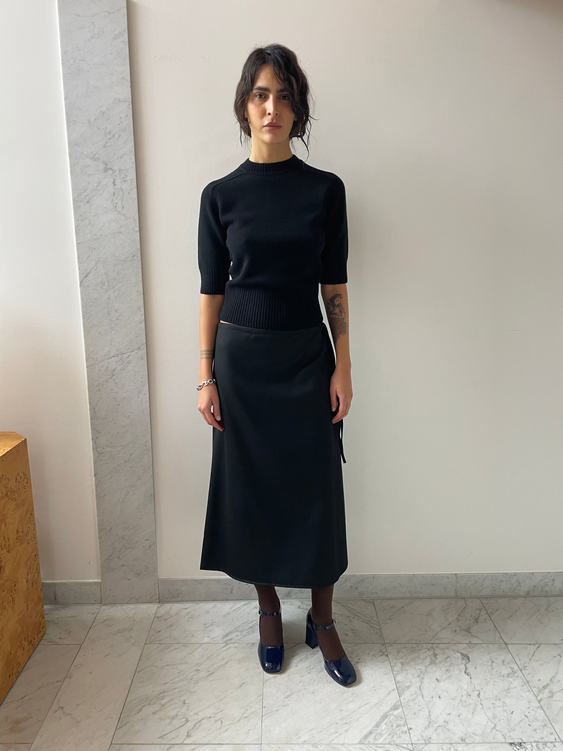 Wool Skirt, Black Brooke Callahan