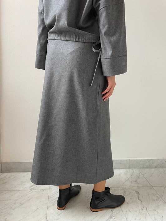 Wool Skirt, Grey Brooke Callahan