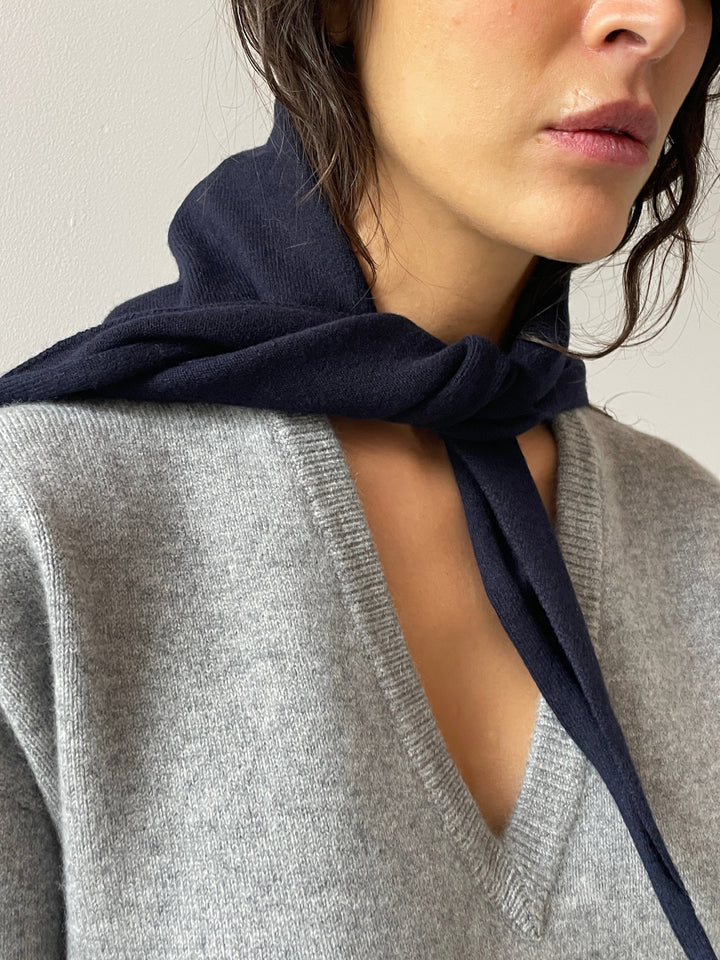 Bandana, Navy EXTREME CASHMERE