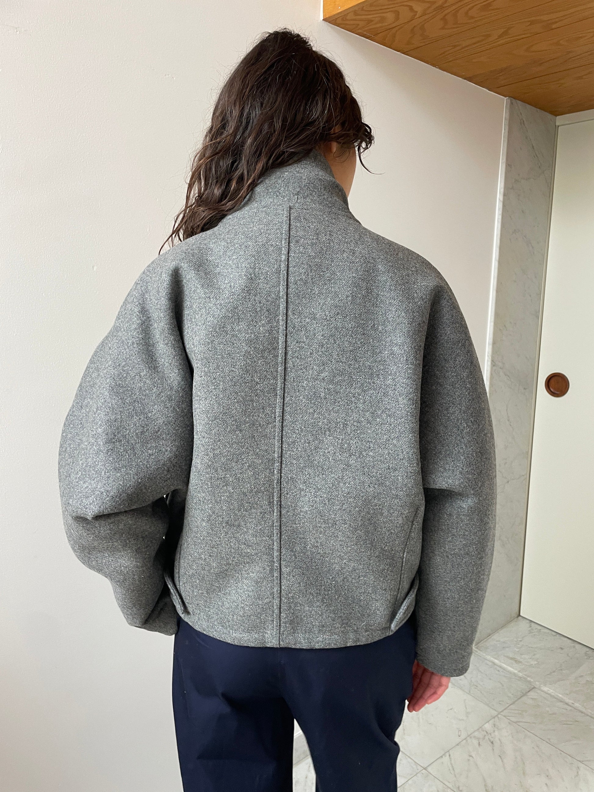 Augusta Jacket, Marled Grey MARYAM NASSIR ZADEH