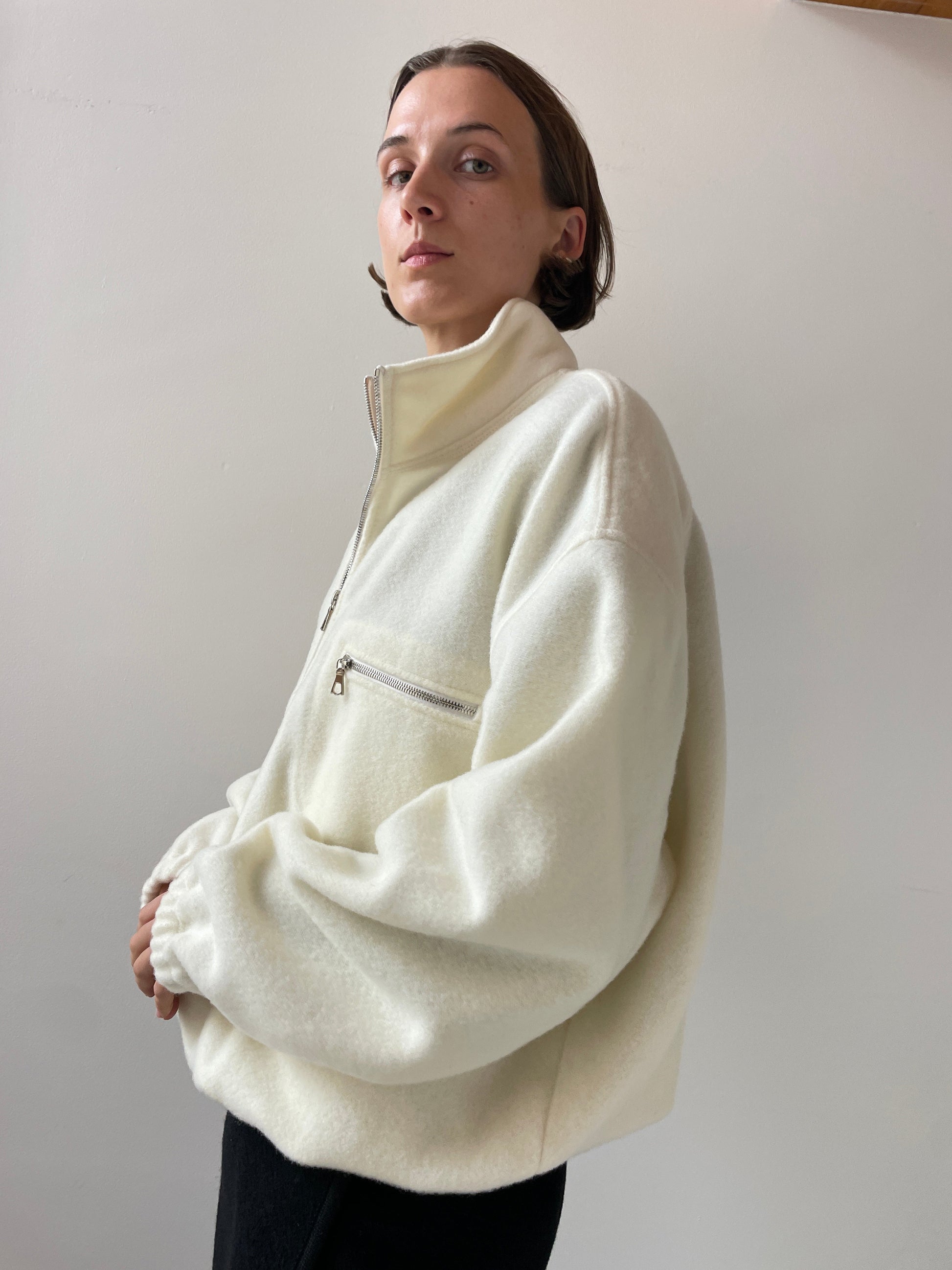 Polar Fleece, White RIER