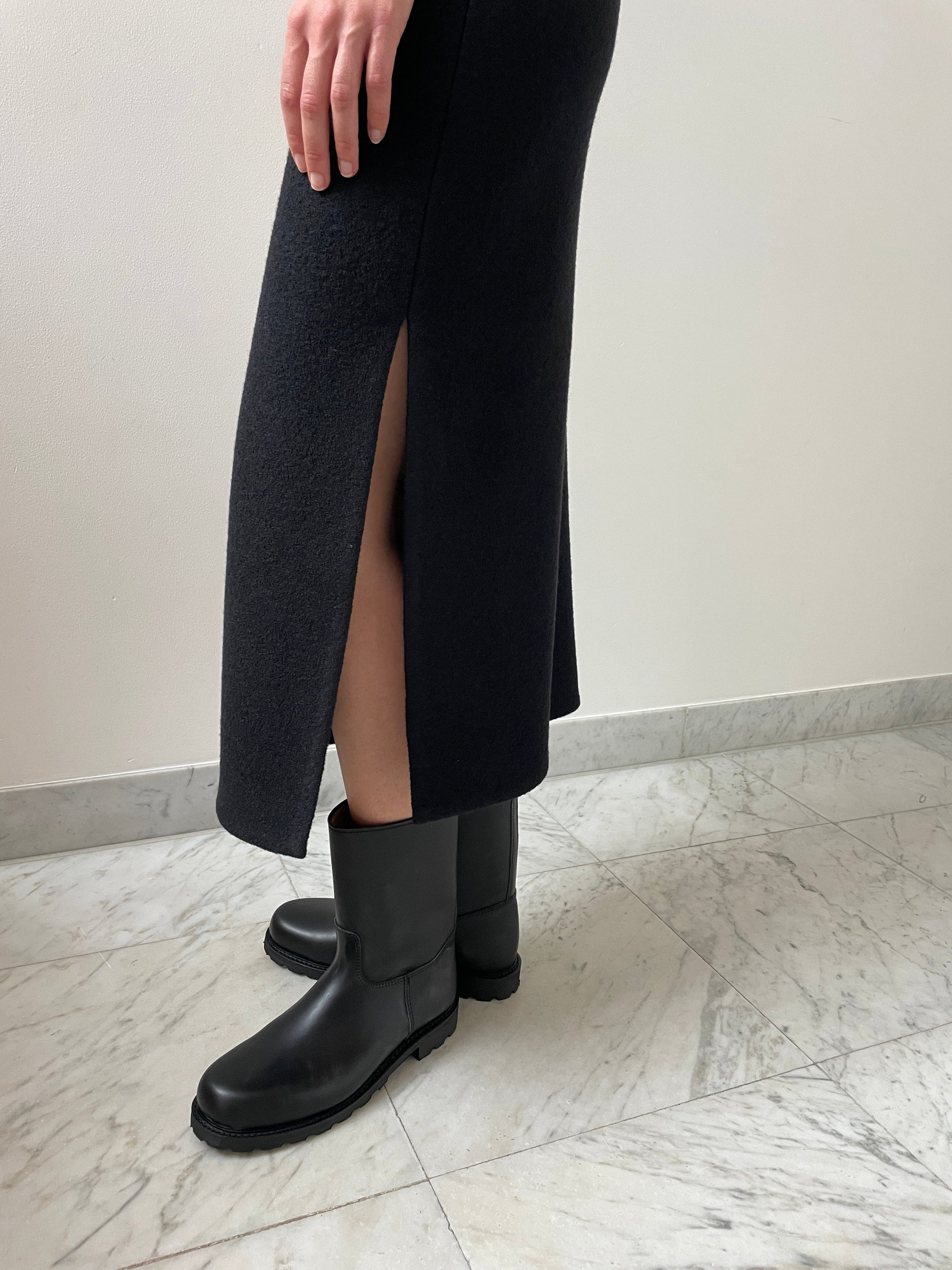 Walker Dress Long, Black RIER