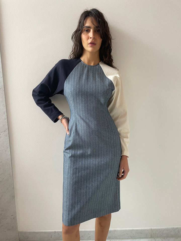 Messenger Dress, Herringbone SC103