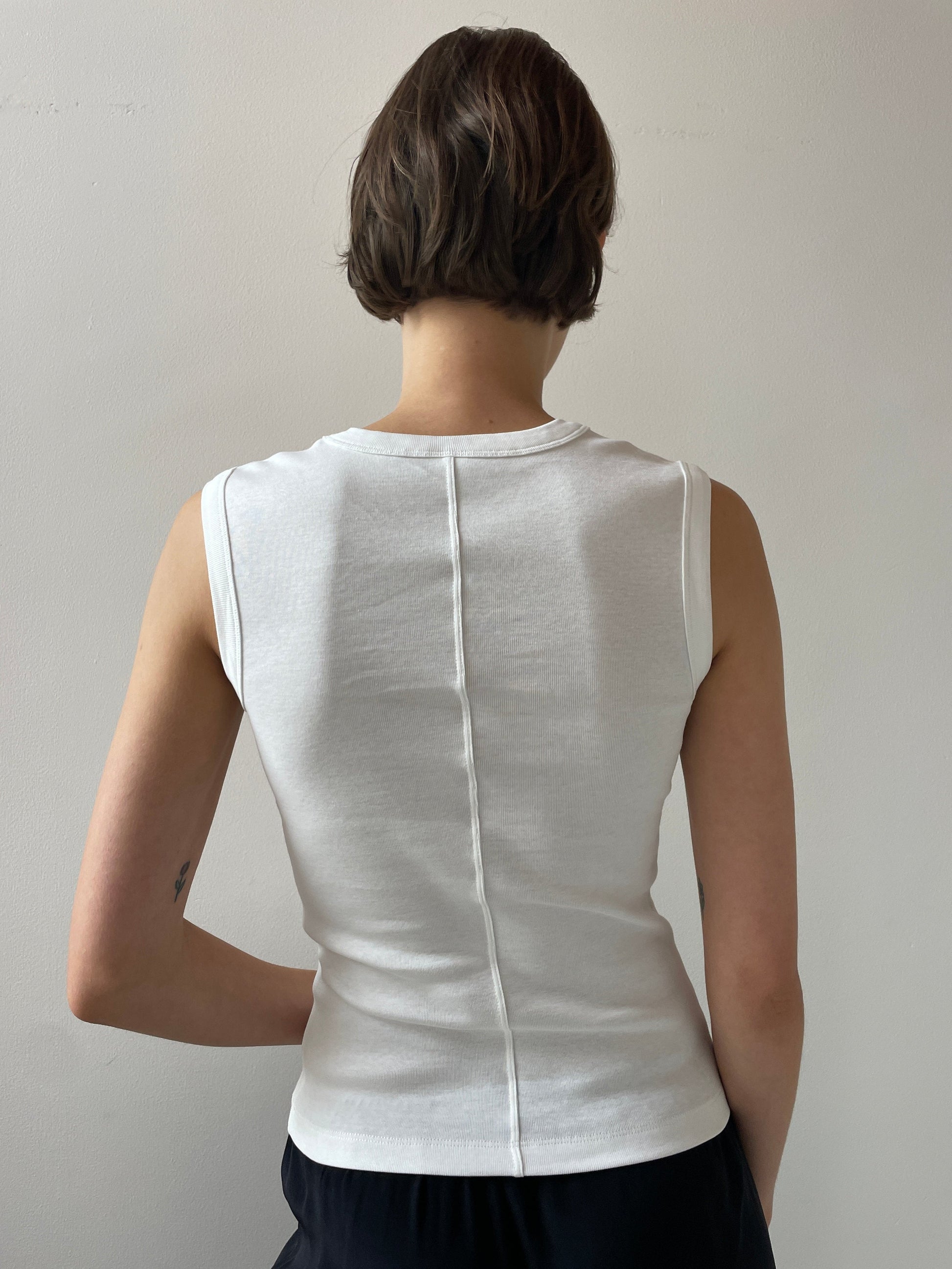 Dewi Tank, White FLORE FLORE