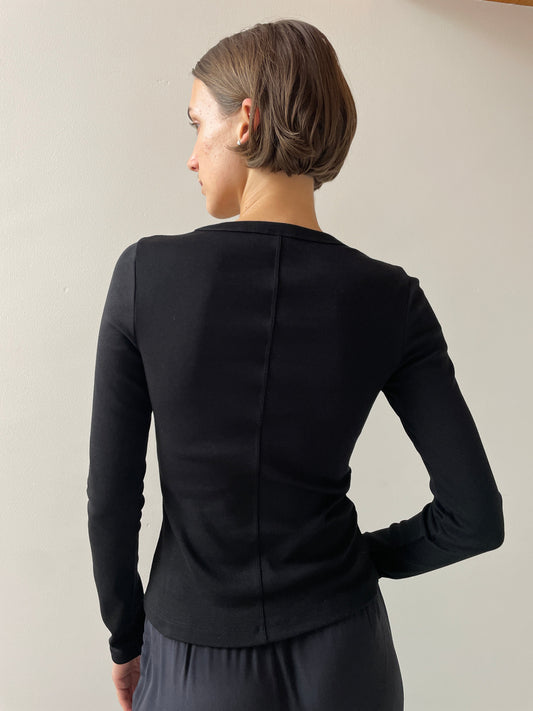 Jill Longsleeve, Black FLORE FLORE