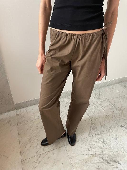 Tie Pants, Chocolate Brooke Callahan