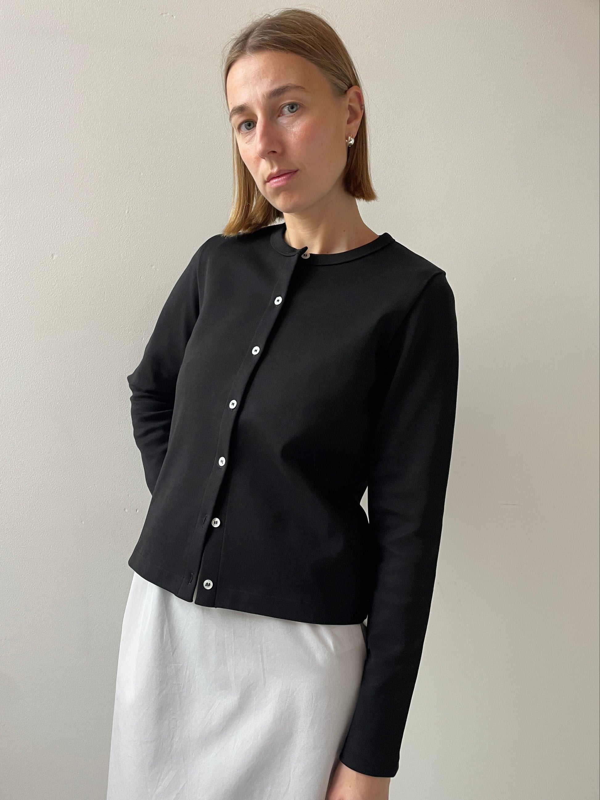 Poppy Cardigan, Black FLORE FLORE