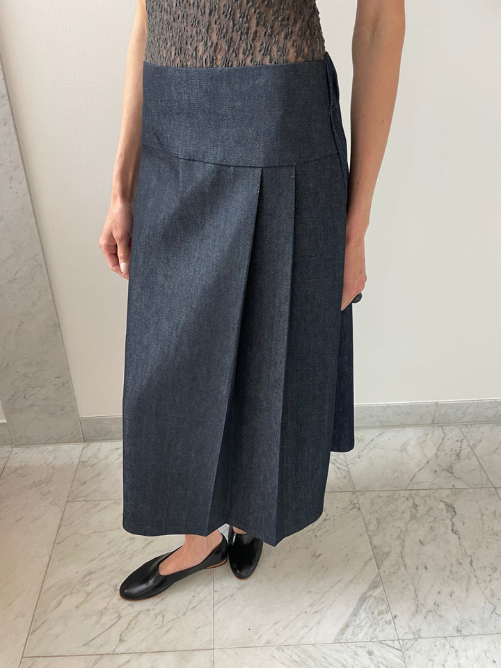 Tavern Skirt, Indigo SC103
