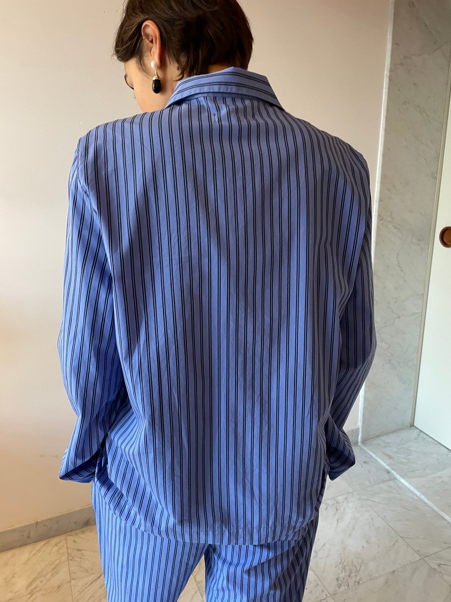 Pyjama Shirt, Boro Stripes