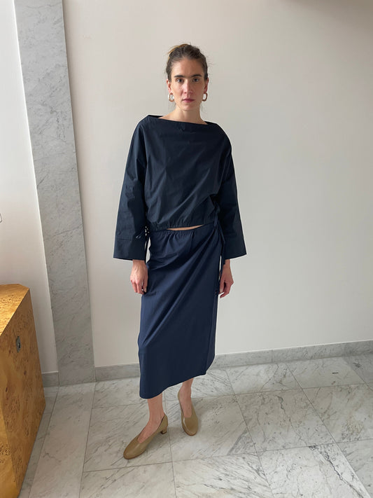 Cuff Top, Dark Navy Brooke Callahan