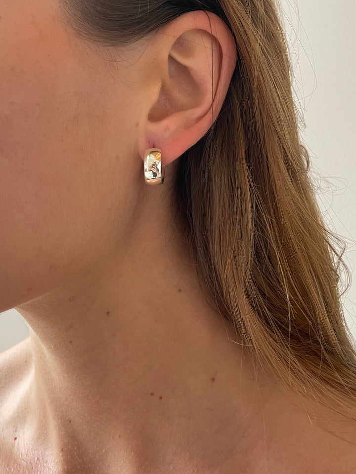 Large Edo Hoops, Silver SOPHIE BUHAI
