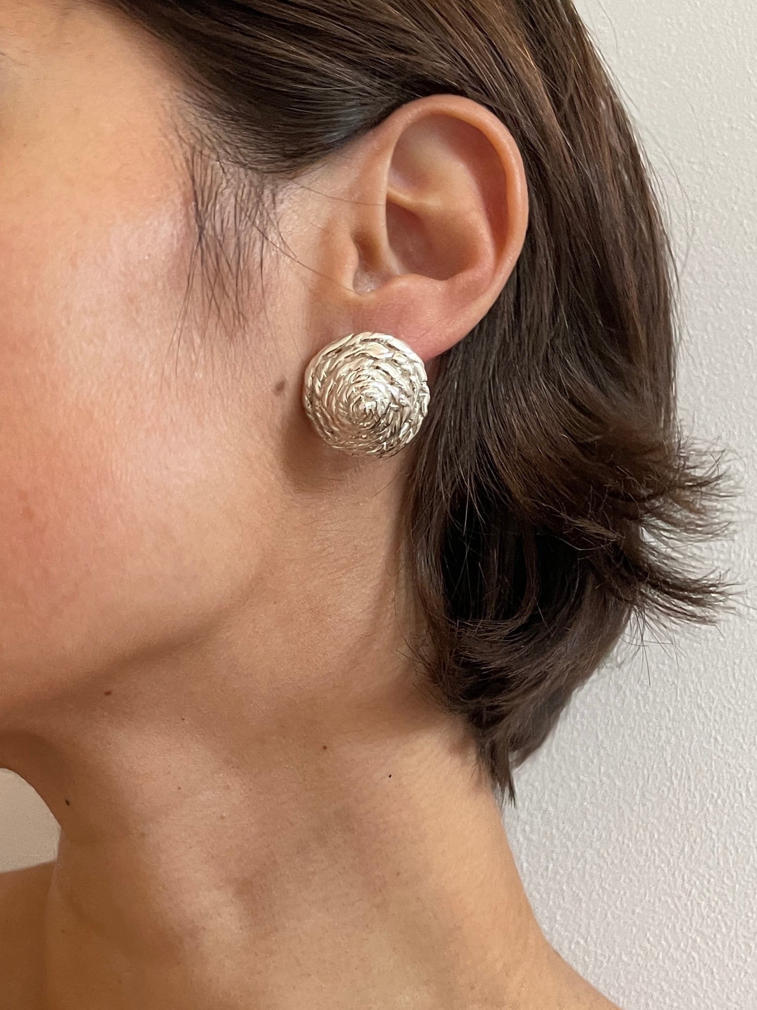 Frida Earrings, Silver