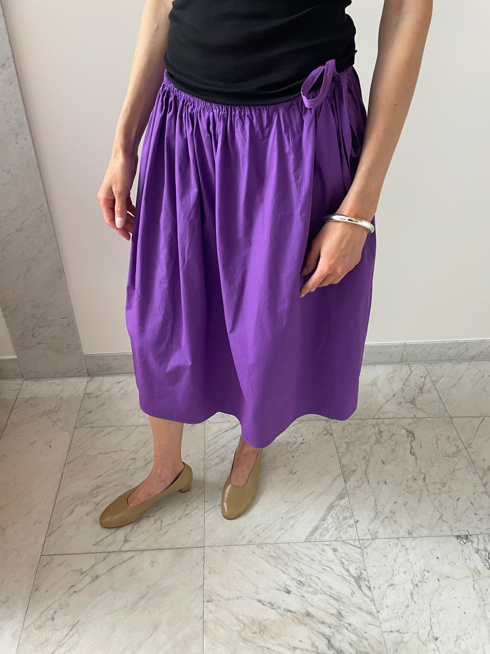 Tie Skirt, Purple Brooke Callahan