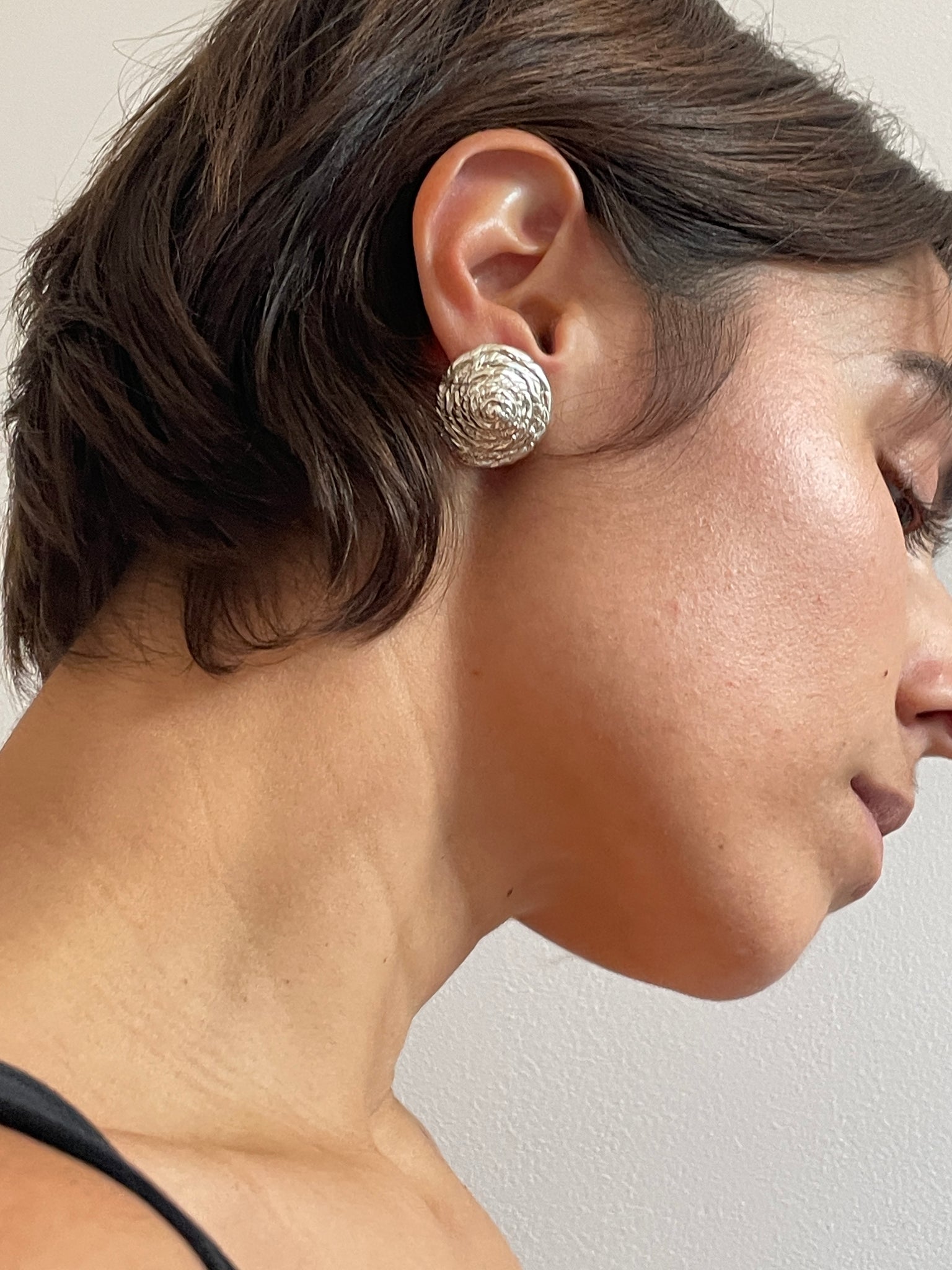 Frida Earrings, Silver