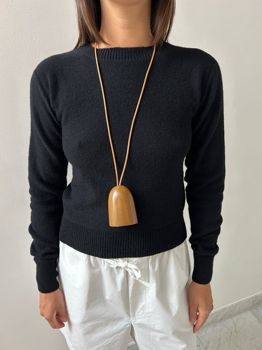 Key Holder Necklace, Silver Mink Il Bussetto