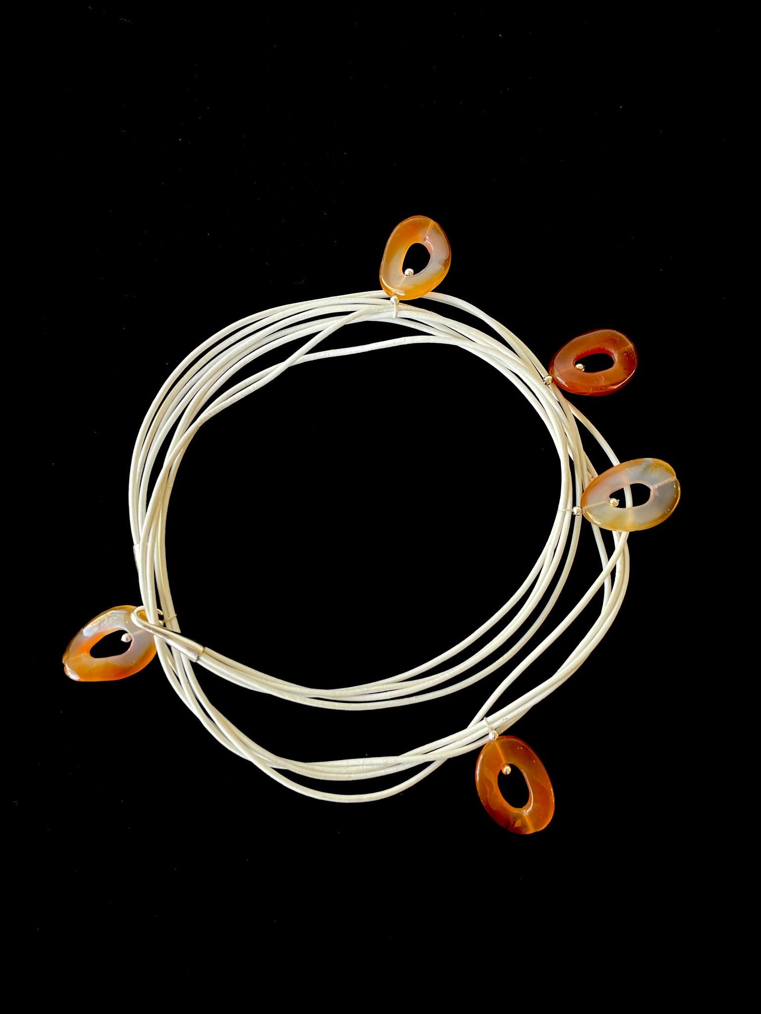 Mistral Belt / Bracelet / Necklace, Carnelian