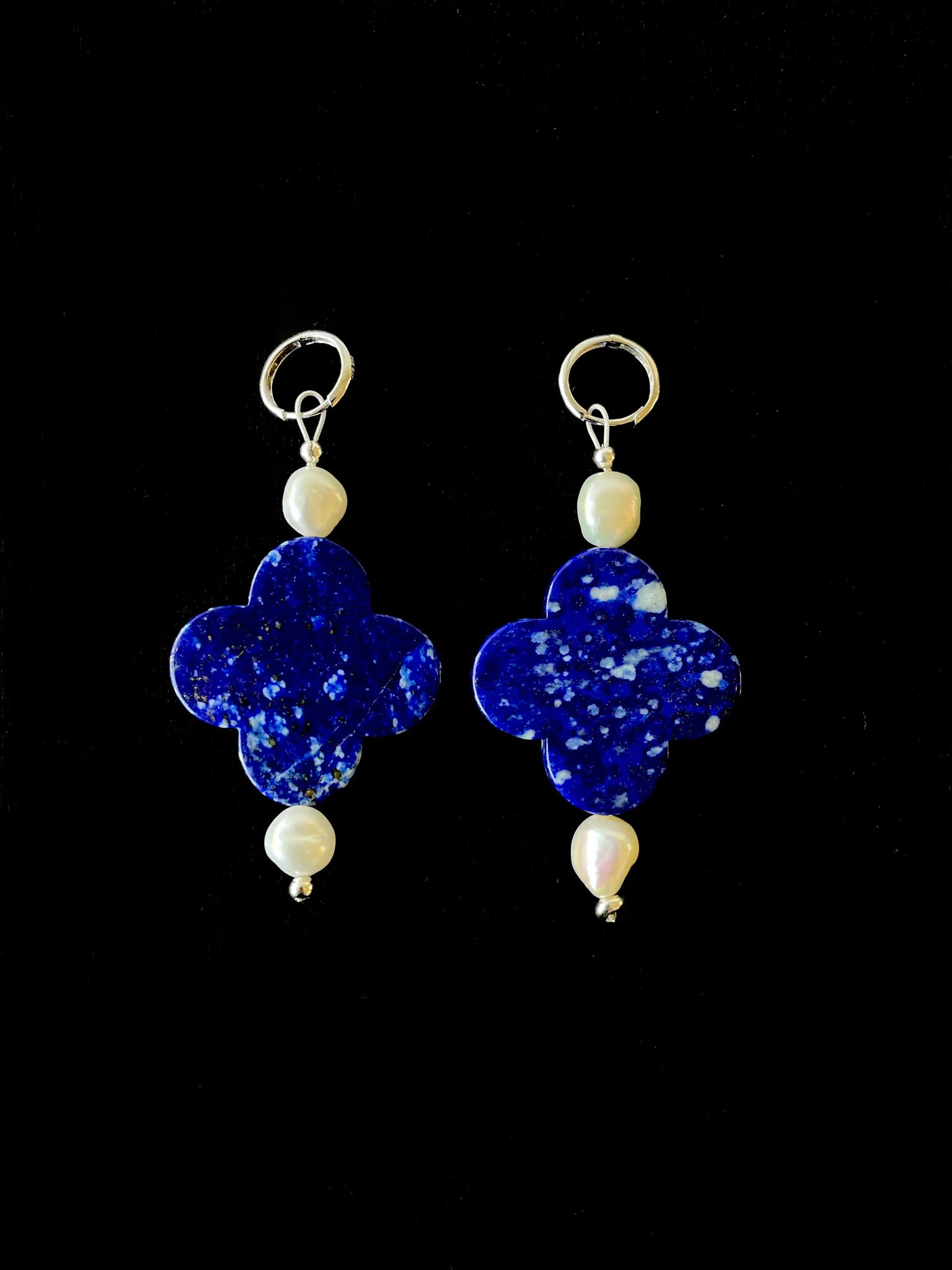 Let there be Light Earrings, Blue Lapis