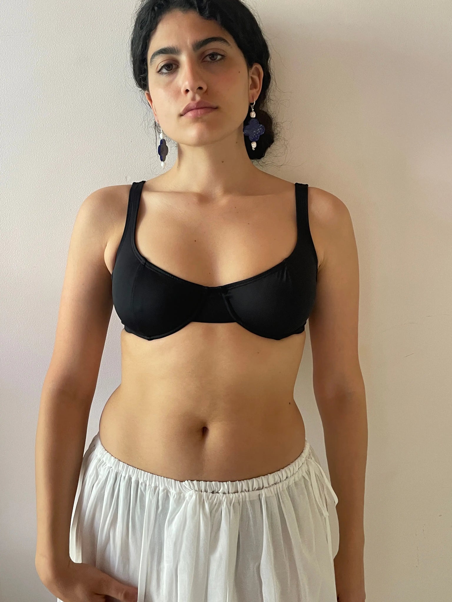 Laser Top, Black NU SWIM
