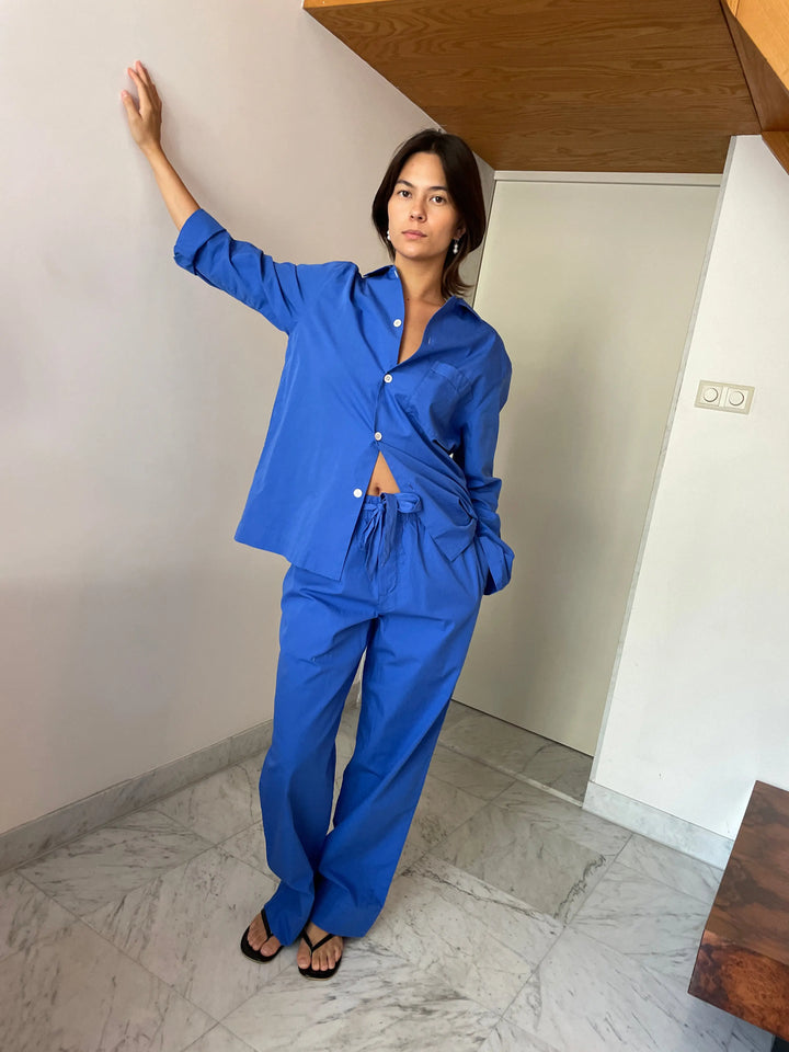 Pyjama Pants, Royal Blue TEKLA