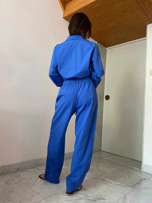Pyjama Pants, Royal Blue TEKLA