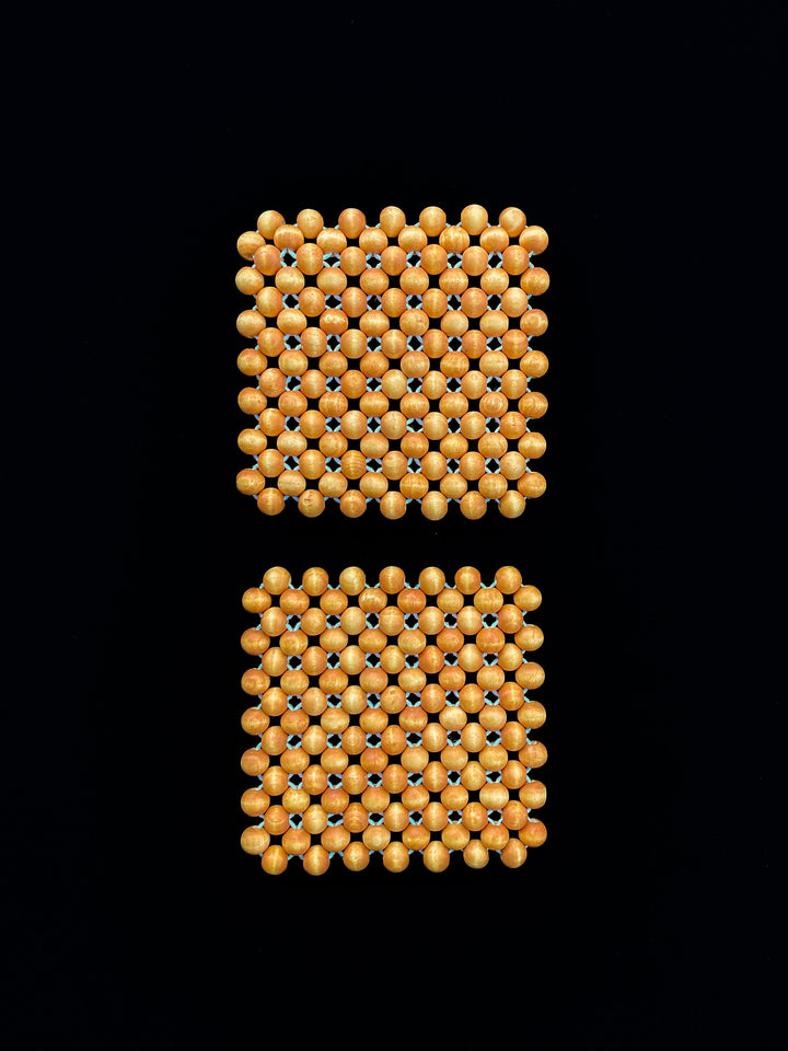 Coaster Set, Brown PIEN STUDIOS