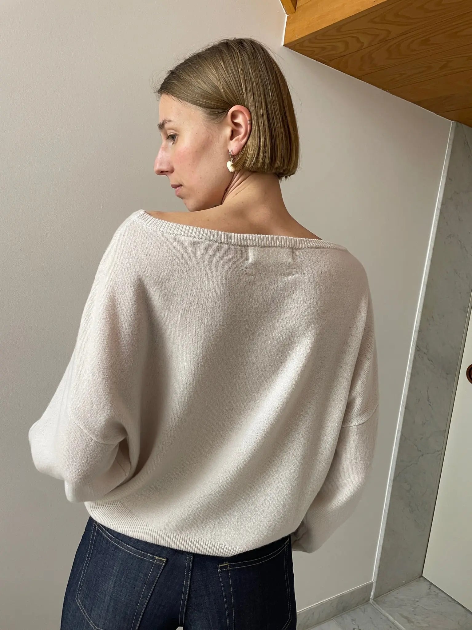 Debby, Chalk EXTREME CASHMERE