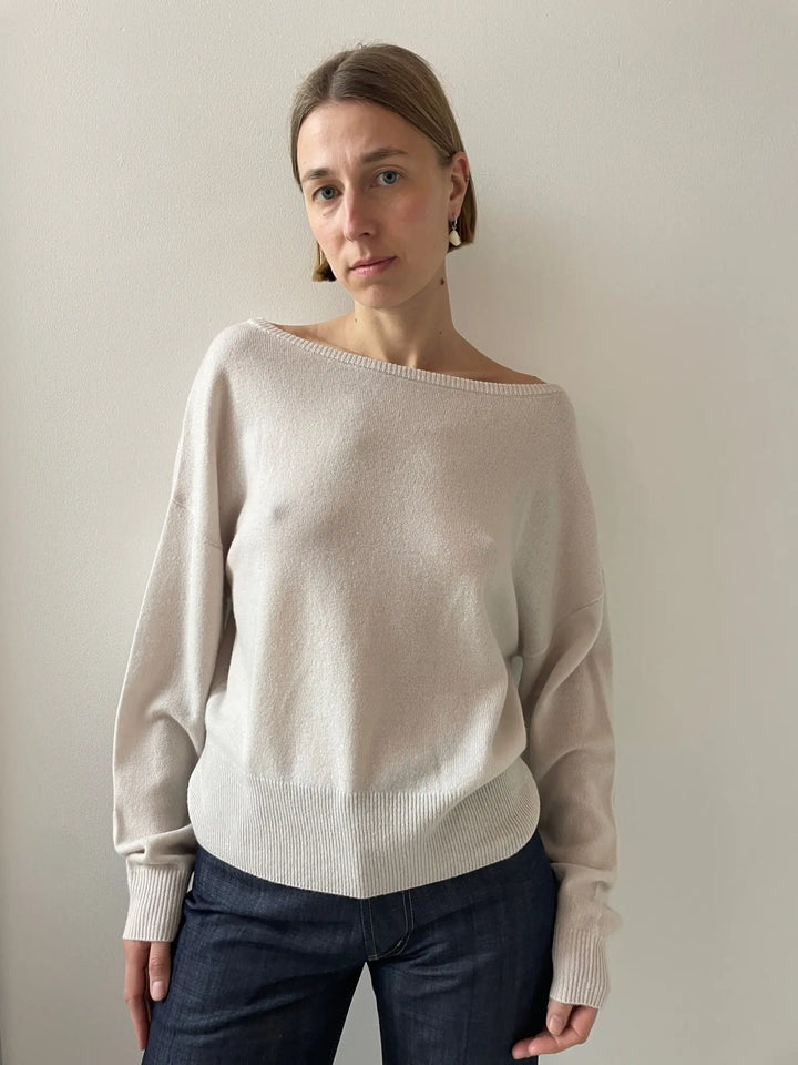 Debby, Chalk EXTREME CASHMERE