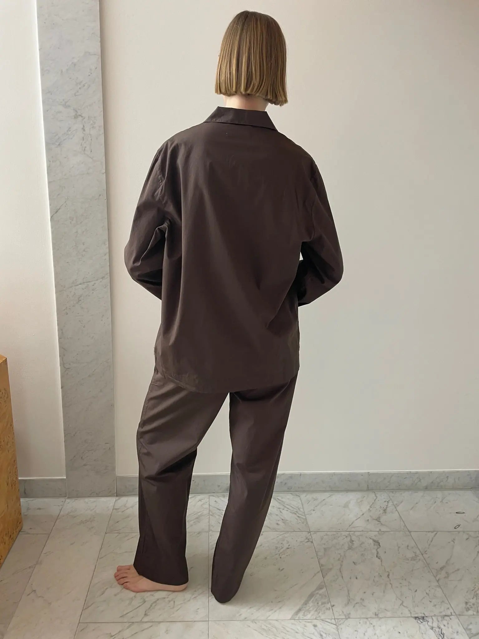 Pyjama Pants, Coffee TEKLA