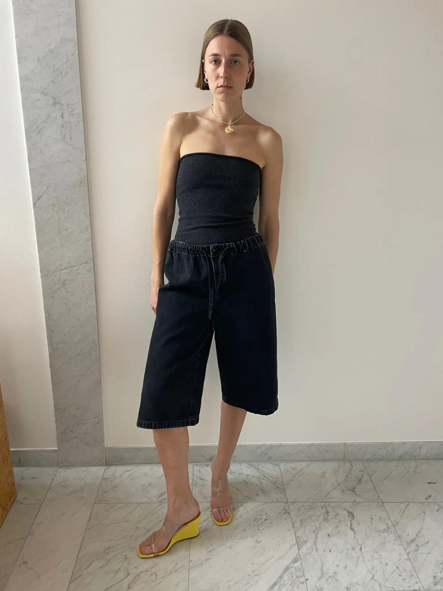 Denim Bermuda, Anthracite RIER