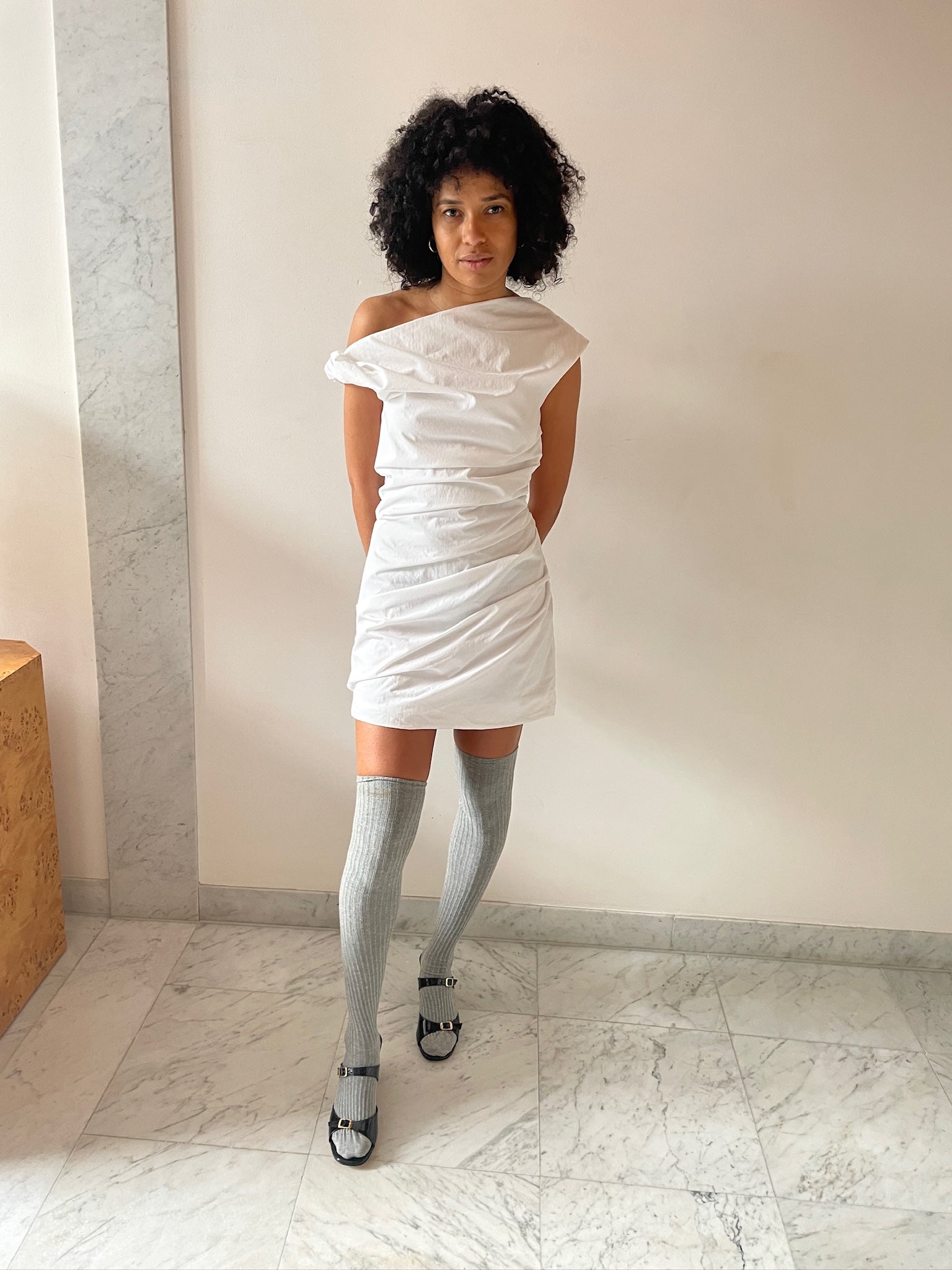 Remmy Mini Dress, White