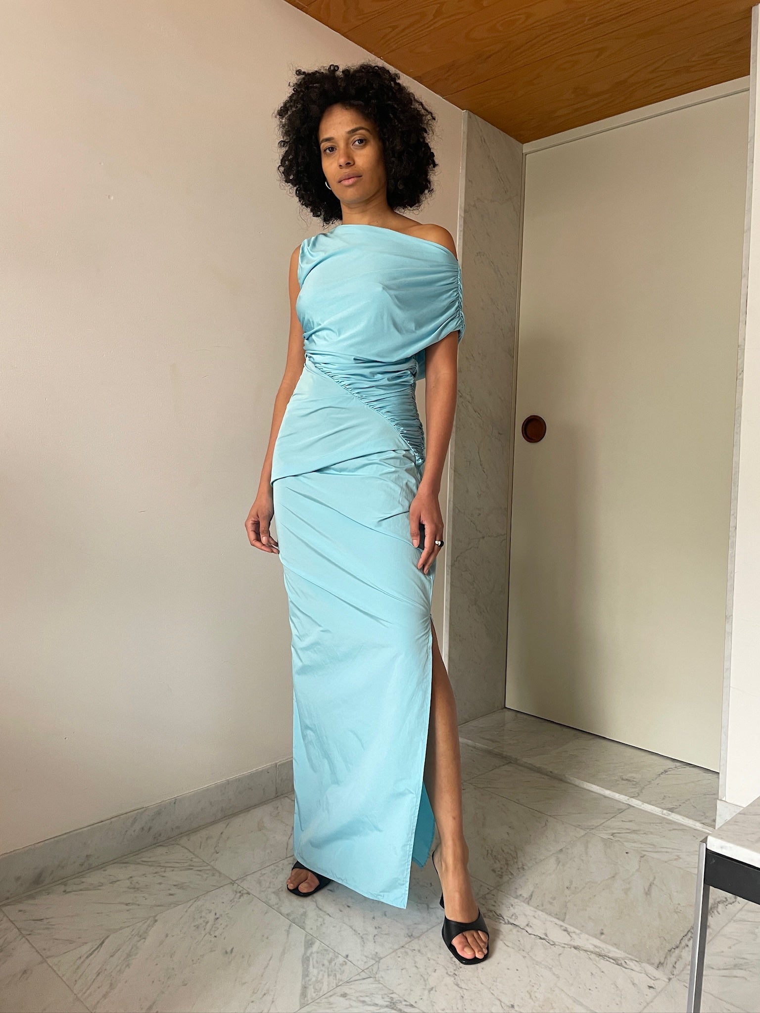 Kaya Dress, Iris Blue