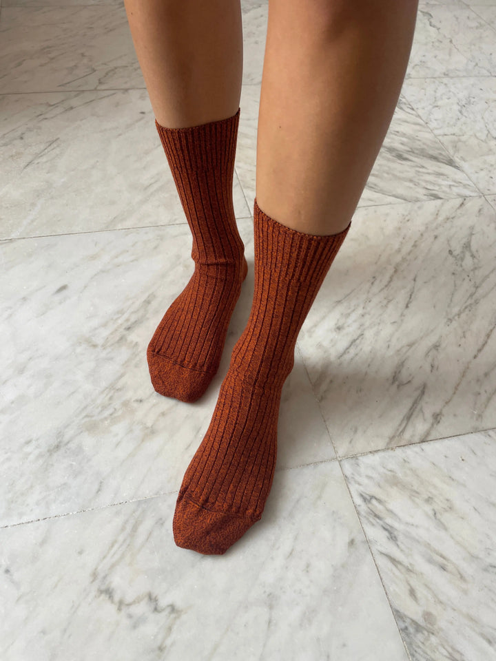 Rib Overankle Socks BASERANGE