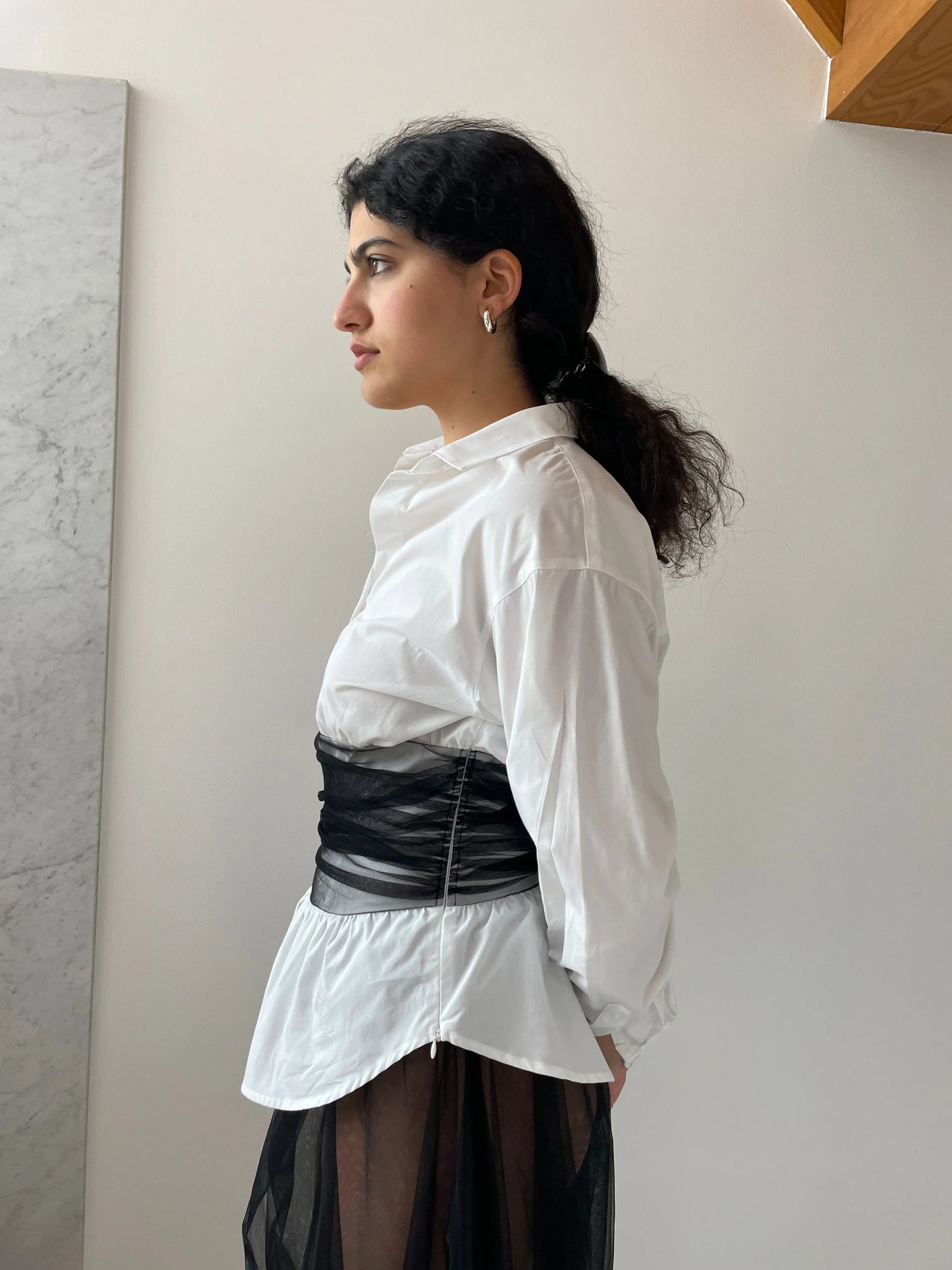 Drew Shirt, White / Black Renaissance Renaissance