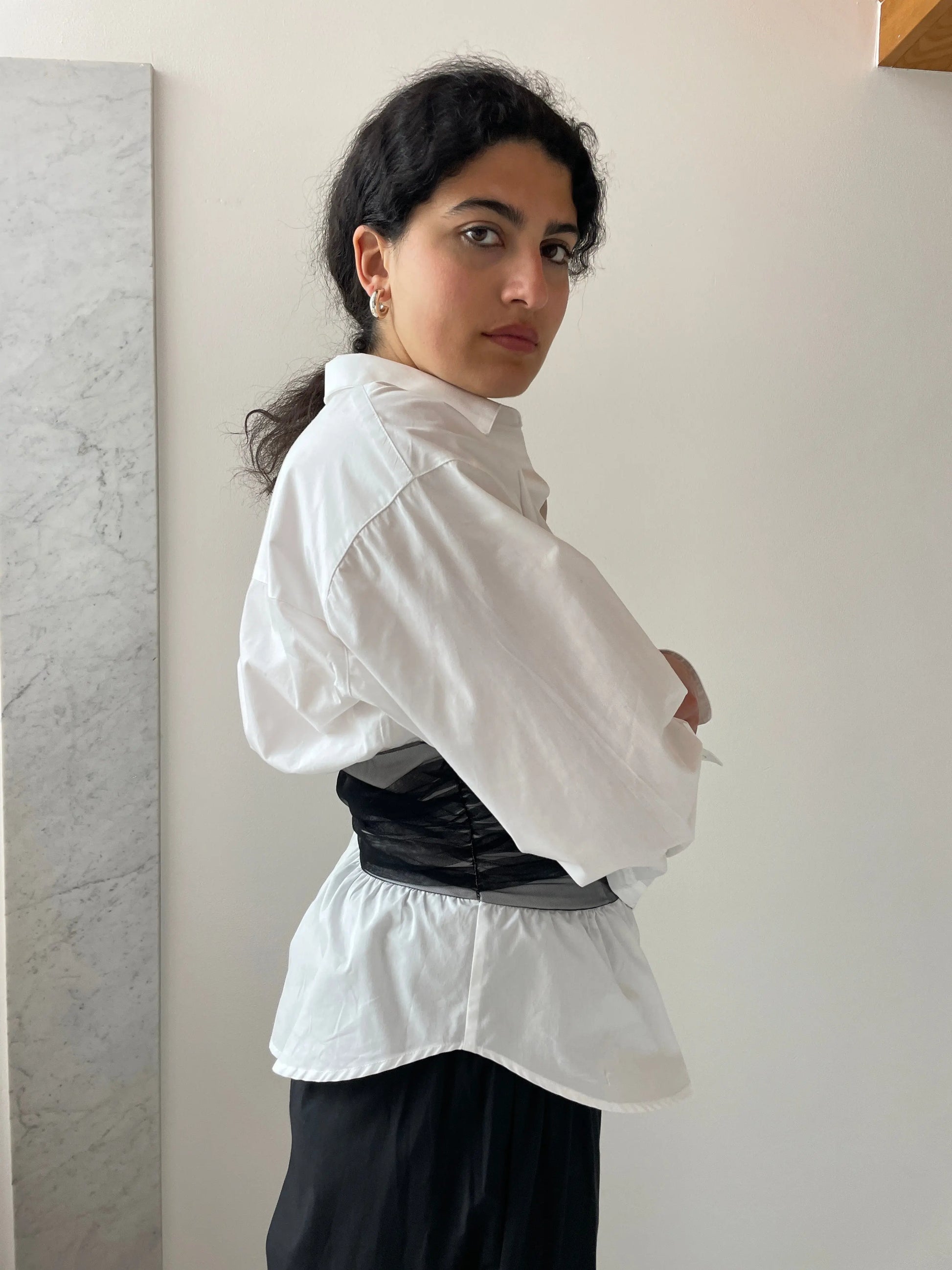 Drew Shirt, White / Black Renaissance Renaissance