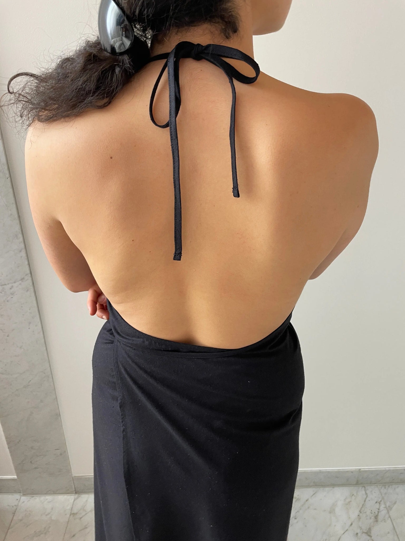 Apron Dress, Black BASERANGE