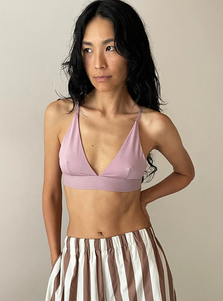 Triangle Bra, Purple BASERANGE