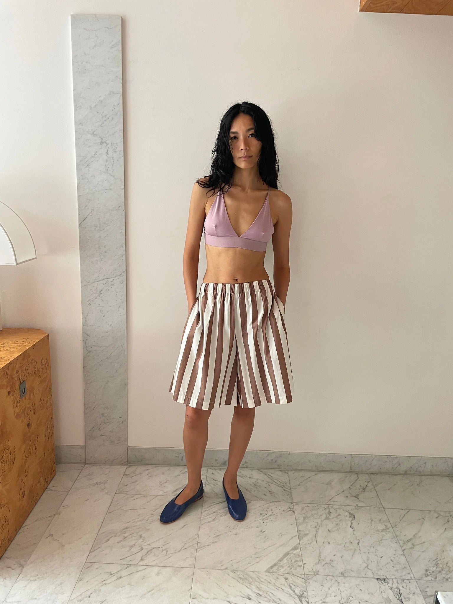 Triangle Bra, Purple BASERANGE