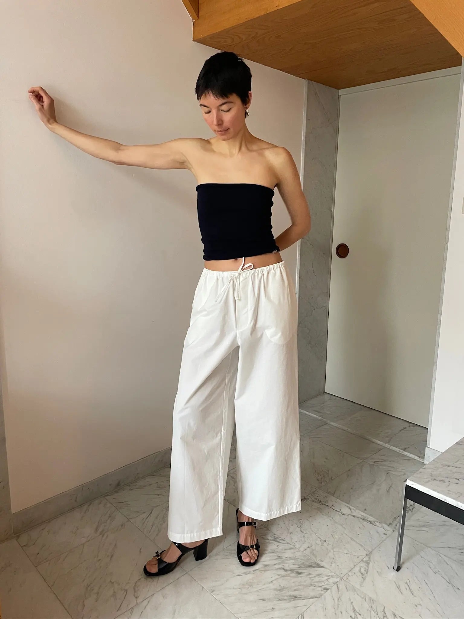 パンツ BASERANGE KOLLA pants Baserange KOLLA PANTS - WHITE | Garmentory