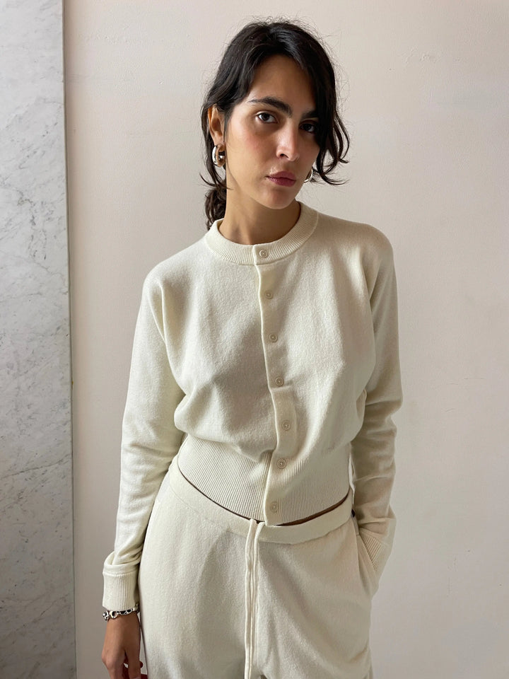 Blouson, Cream EXTREME CASHMERE