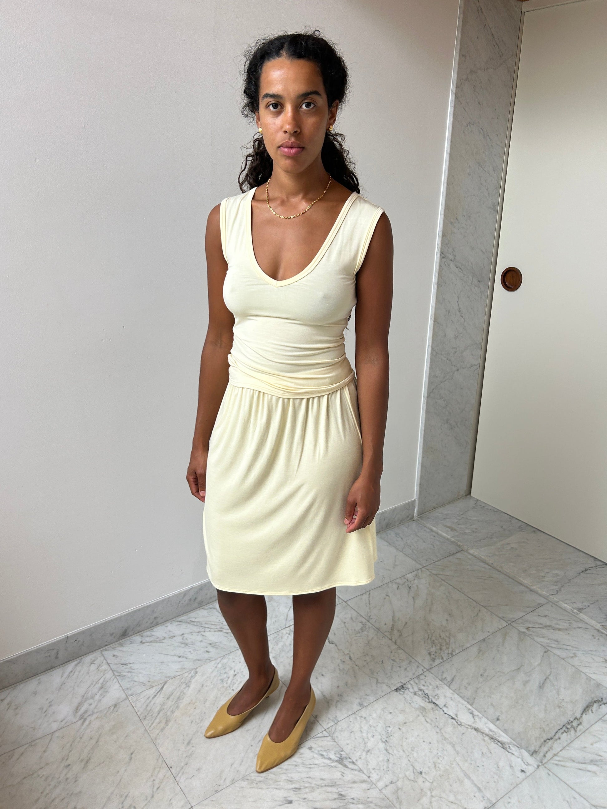 Recline Skirt, Limoncello KYE INTIMATES