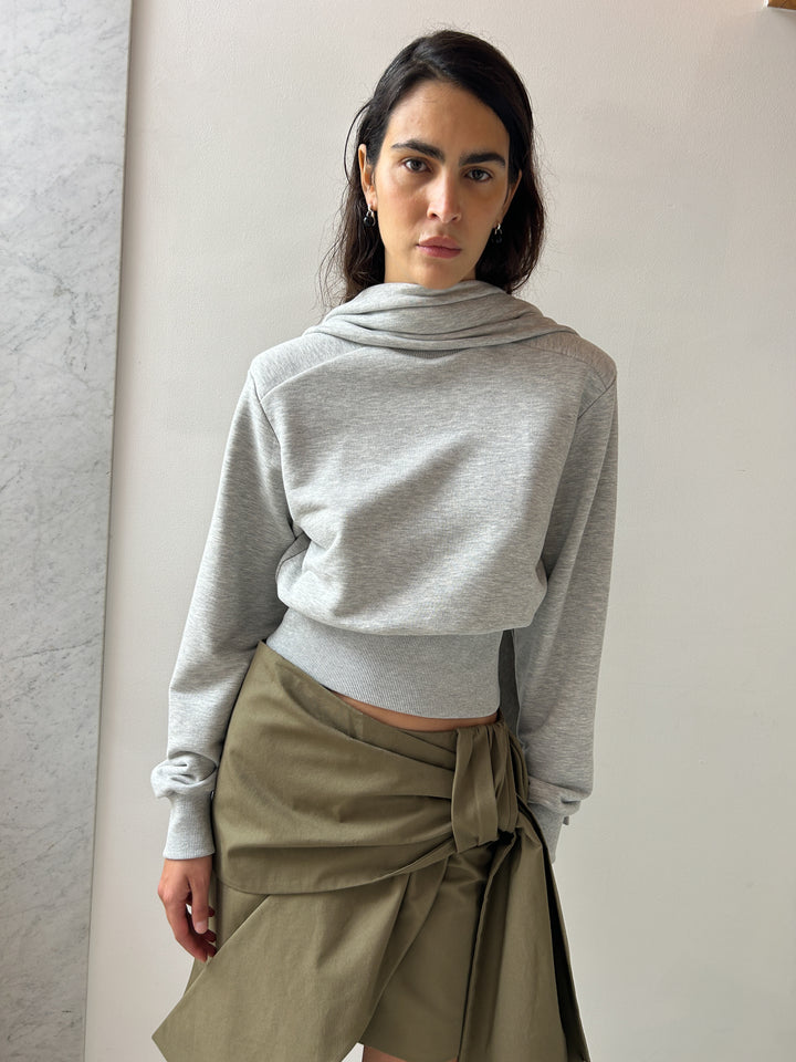 Lia Sweatshirt, Grey Melange