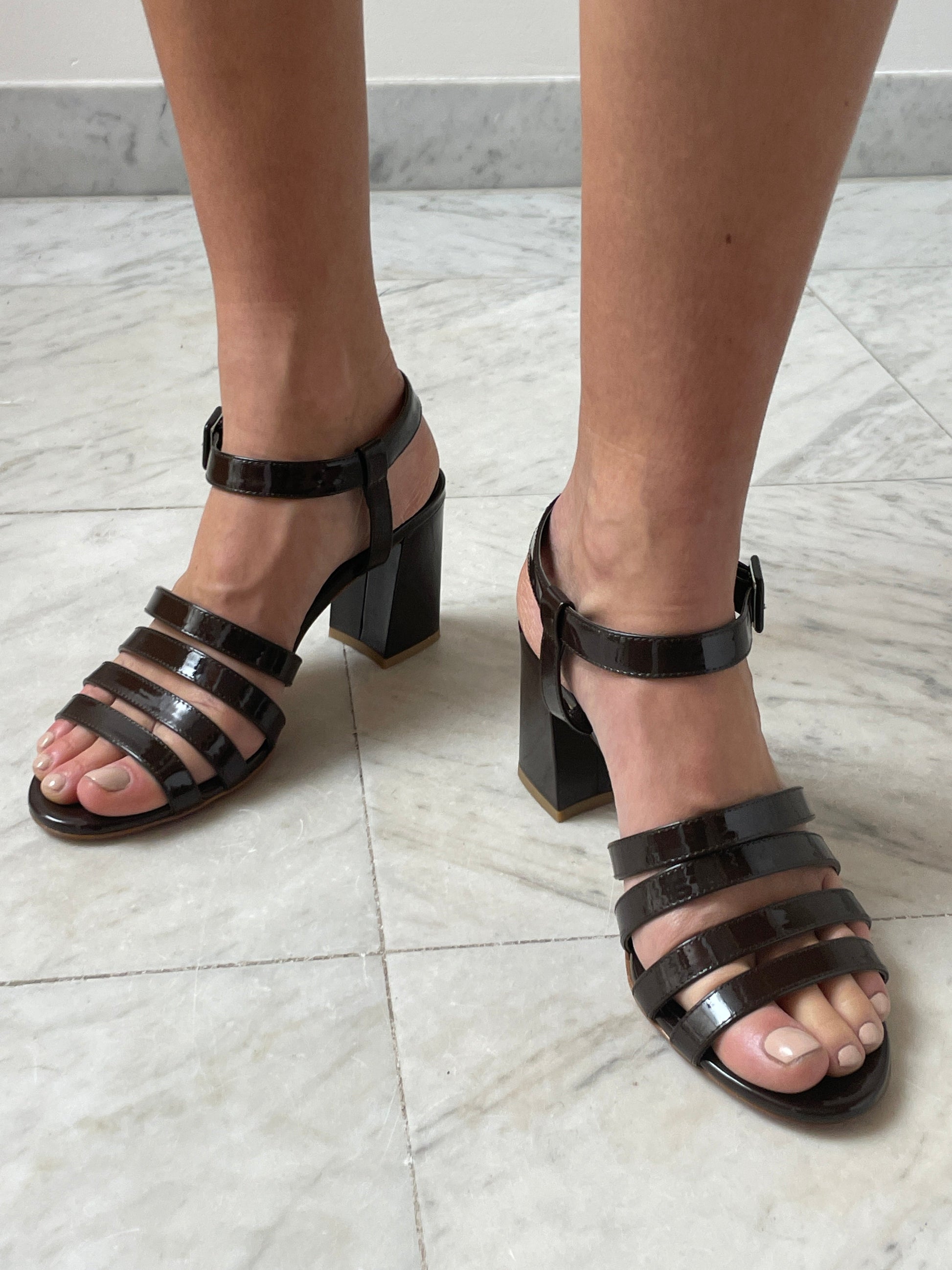 Palma High Sandal, Carob MARYAM NASSIR ZADEH