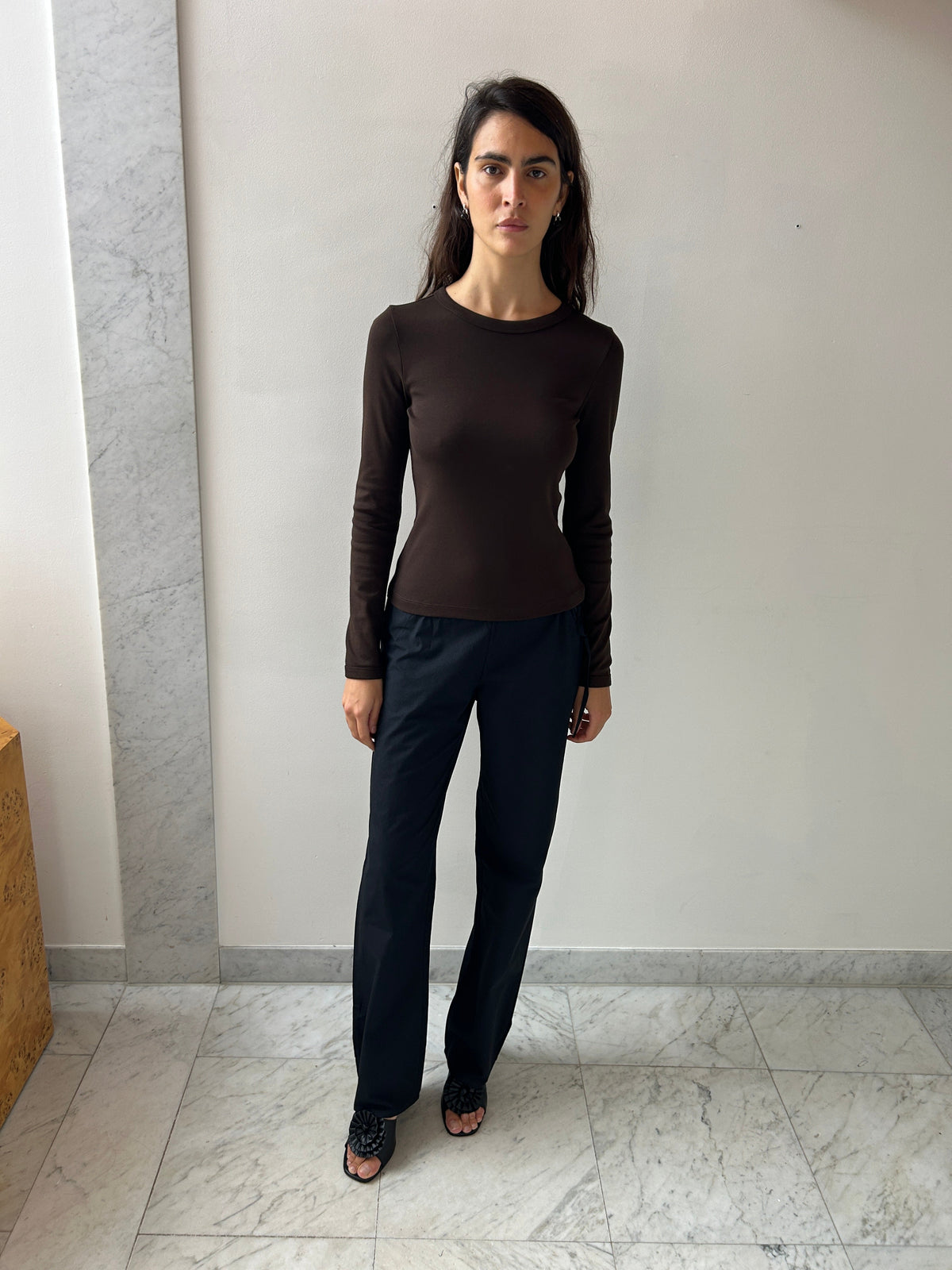 Max Tee, Dark Brown FLORE FLORE