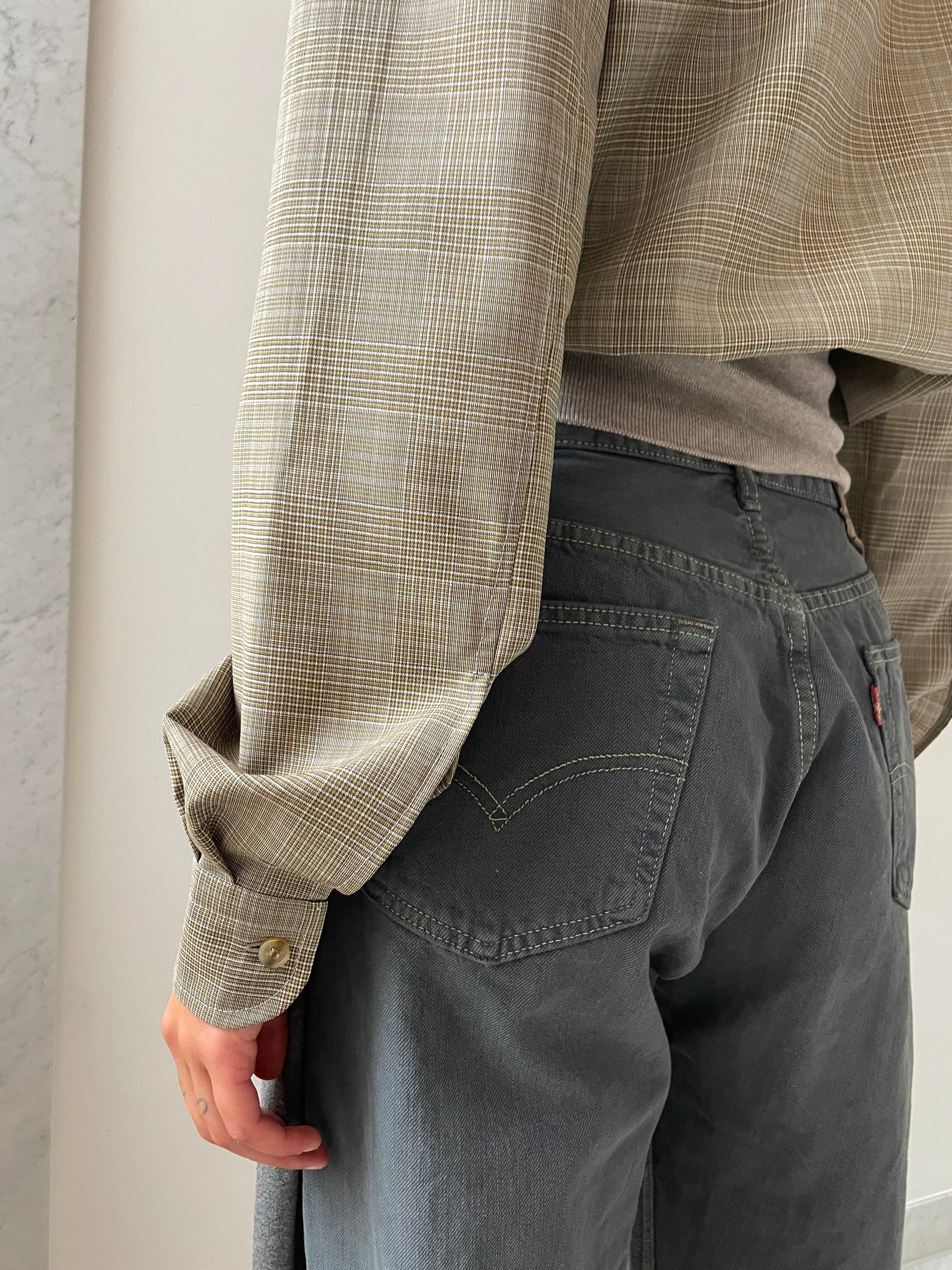 Shirtbody, Brown Checks BLESS