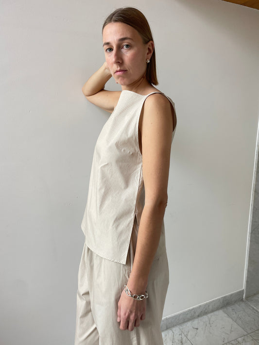 Decti Top, Brown Stripe BASERANGE