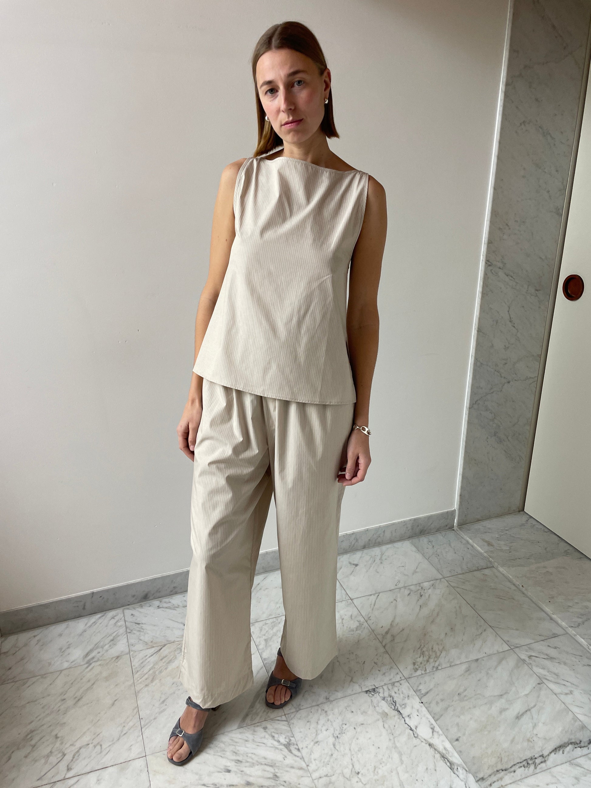 Decti Top, Brown Stripe BASERANGE