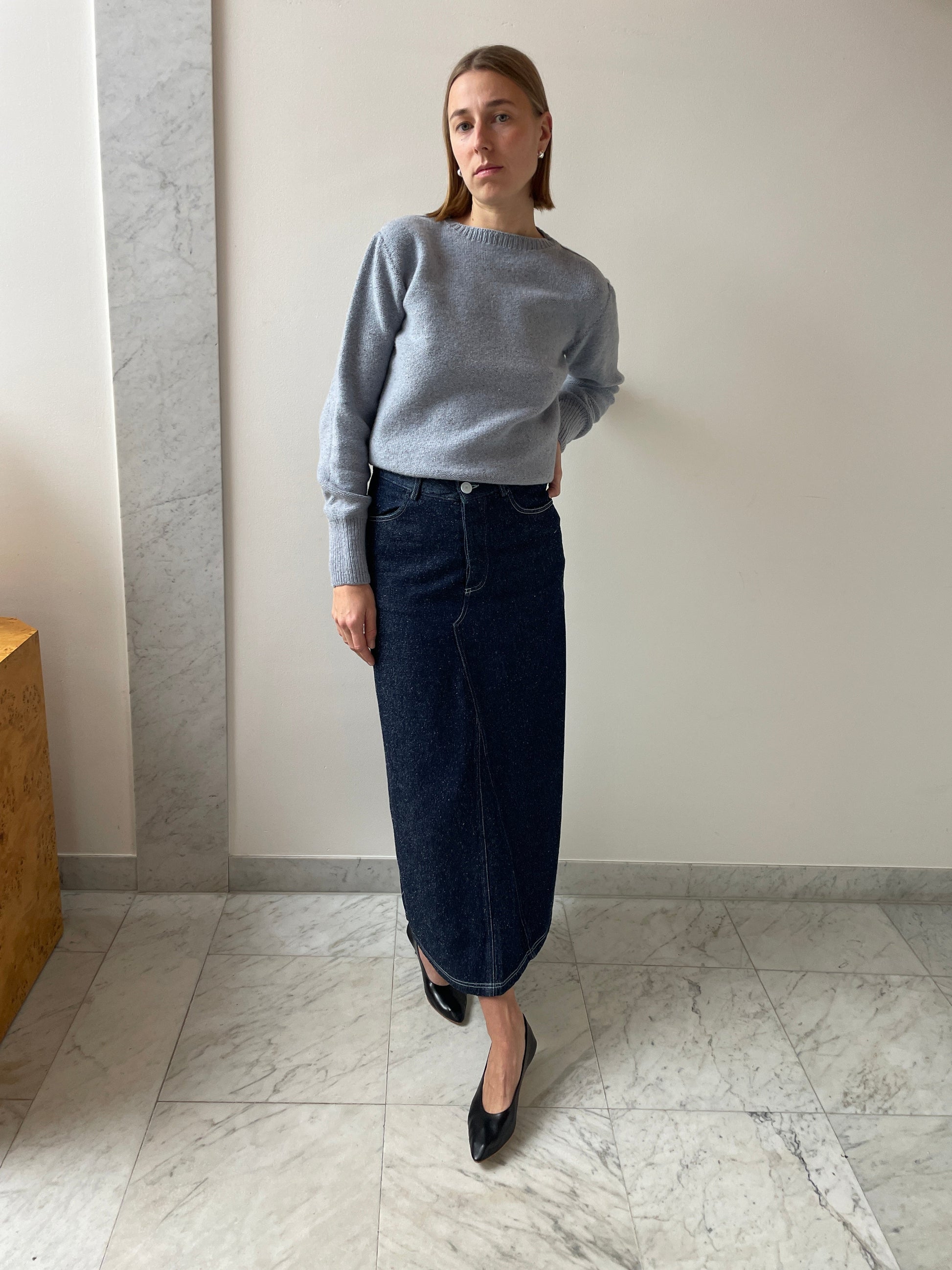 Tajo Skirt, Indigo Blue Wash BASERANGE