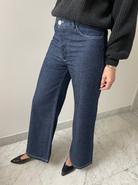 Tajo Wide Pants, Indigo Blue Wash BASERANGE